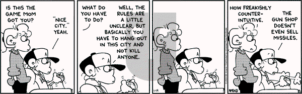 FoxTrot on Tuesday January 14, 2003 Comic Strip