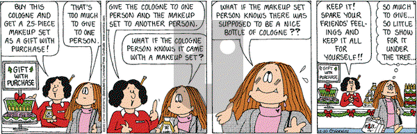 Cathy Classics - Friday December 20, 2002 Comic Strip