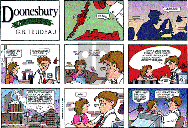 Doonesbury on Sunday November 27, 1994 Comic Strip