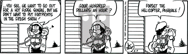 Rose is Rose on Saturday February 7, 1987 Comic Strip