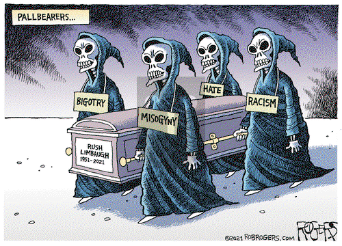 Rob Rogers on Friday February 19, 2021 Comic Strip