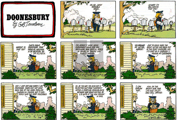 Doonesbury on Sunday May 18, 1980 Comic Strip