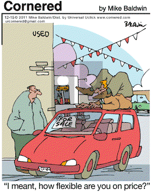 Cornered - Thursday December 15, 2011 Comic Strip