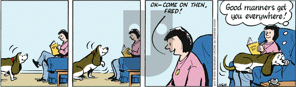 Fred Basset on Monday April 11, 2016 Comic Strip