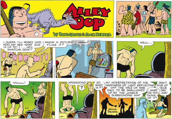Alley Oop on Sunday April 5, 1998 Comic Strip