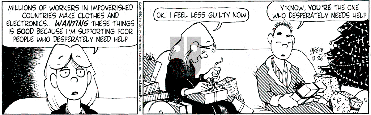 Luann - Wednesday December 26, 2001 Comic Strip