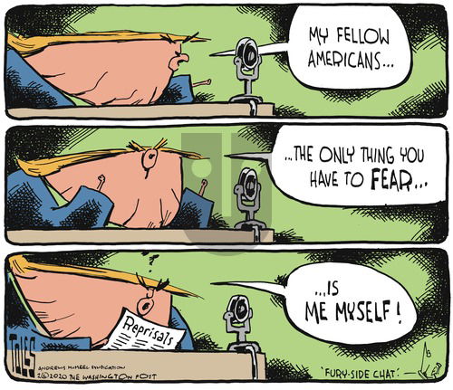 Tom Toles on Sunday February 16, 2020 Comic Strip