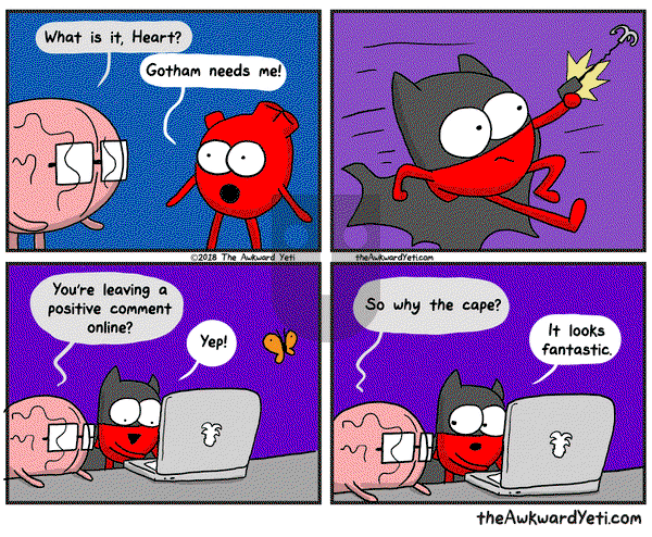 The Awkward Yeti on Wednesday August 8, 2018 Comic Strip