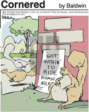 Cornered on Saturday June 1, 2002 Comic Strip