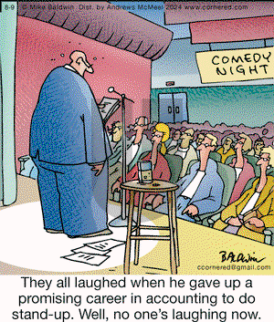 Cornered - Friday August 9, 2024 Comic Strip