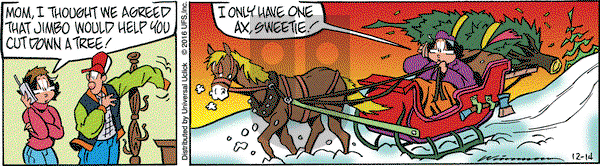 Rose is Rose on Wednesday December 14, 2016 Comic Strip