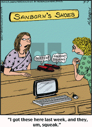 Close to Home on Tuesday March 7, 2023 Comic Strip