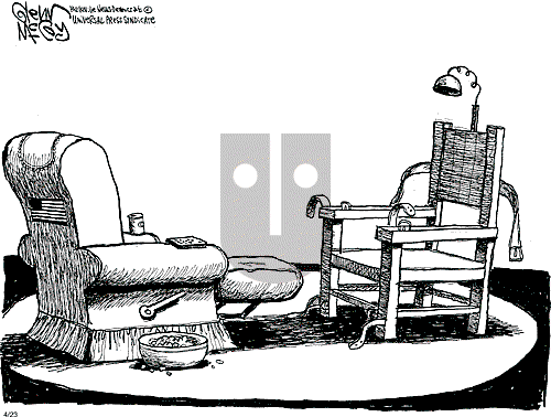 Glenn McCoy on Monday April 23, 2001 Comic Strip