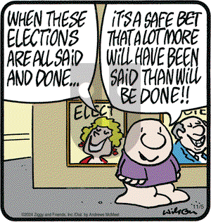 Ziggy - Tuesday November 5, 2024 Comic Strip