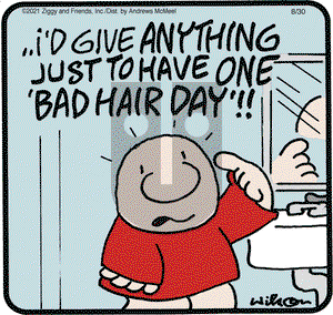 Ziggy on Monday August 30, 2021 Comic Strip
