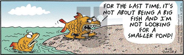 Frank and Ernest on Thursday April 18, 2013 Comic Strip