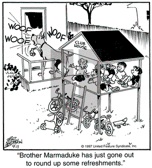 Marmaduke on Thursday September 11, 1997 Comic Strip