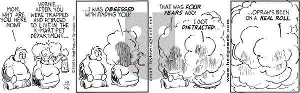 Over the Hedge on Friday October 16, 1998 Comic Strip