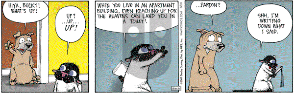 Get Fuzzy on Monday August 20, 2007 Comic Strip
