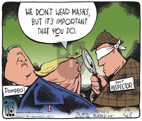Tom Toles on Tuesday May 19, 2020 Comic Strip