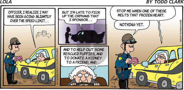Lola on Sunday March 1, 2020 Comic Strip
