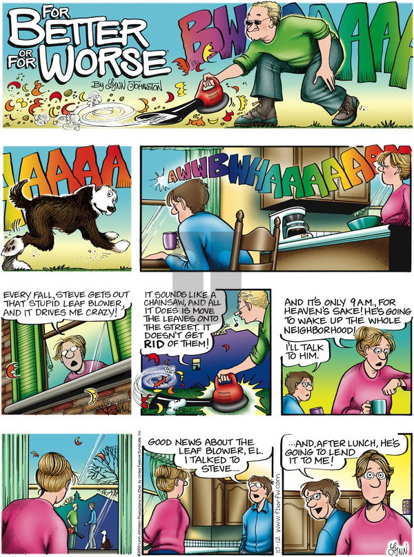 For Better or For Worse on Sunday October 12, 2003 Comic Strip