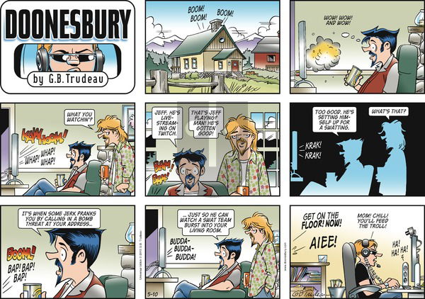 Doonesbury on Sunday May 10, 2015 Comic Strip