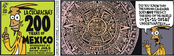 La Cucaracha - Monday September 13, 2010 Comic Strip