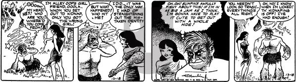 Alley Oop on Thursday December 18, 1947 Comic Strip