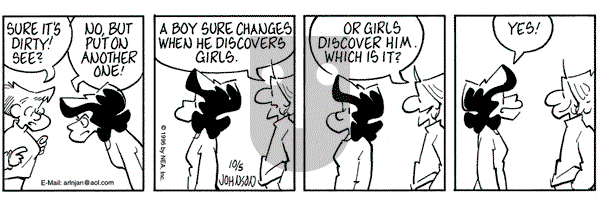 Arlo and Janis on Wednesday April 16, 1997 Comic Strip