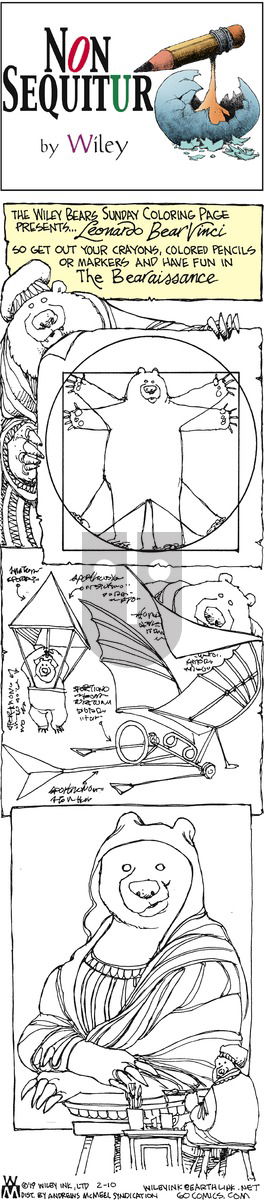 Non Sequitur on Sunday February 10, 2019 Comic Strip