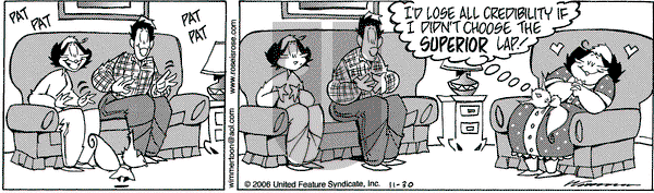 Rose is Rose on Thursday November 30, 2006 Comic Strip