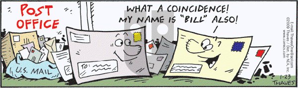 Frank and Ernest - Friday January 23, 2009 Comic Strip