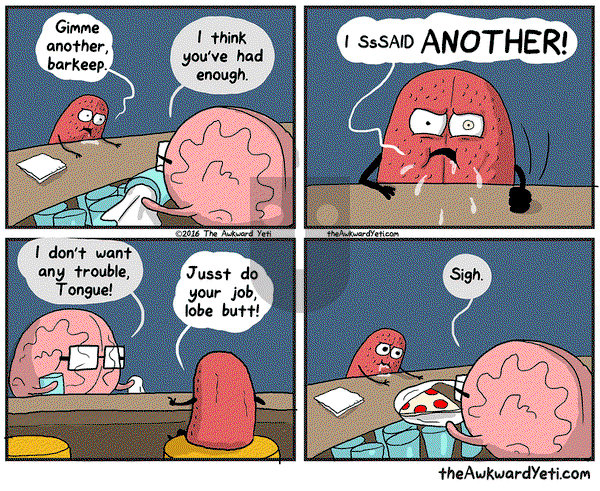 The Awkward Yeti on Monday November 7, 2016 Comic Strip