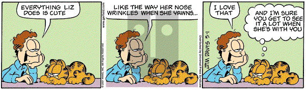 Garfield on Tuesday May 1, 2007 Comic Strip