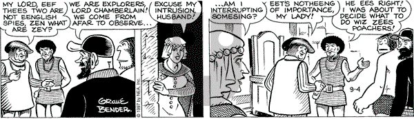 Alley Oop on Thursday September 4, 1997 Comic Strip