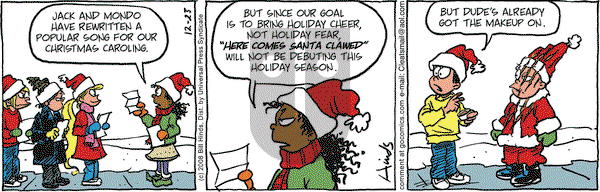 Cleats on Tuesday December 23, 2008 Comic Strip