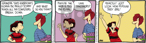 The Buckets on Monday April 23, 2012 Comic Strip