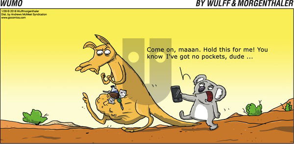 WuMo on Sunday January 28, 2018 Comic Strip