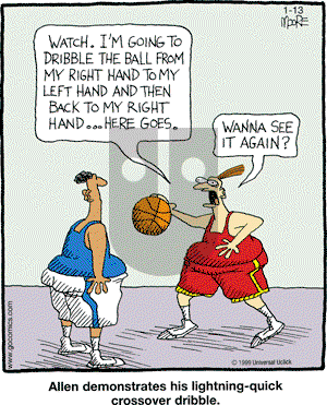 In the Bleachers - Wednesday January 13, 2010 Comic Strip