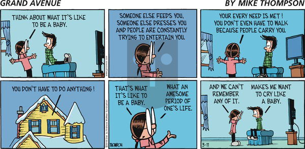 Grand Avenue - Sunday March 11, 2018 Comic Strip