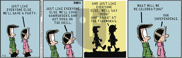 Grand Avenue on Monday July 3, 2023 Comic Strip