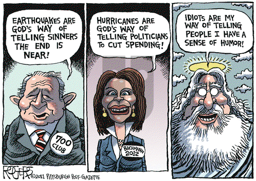 Rob Rogers on Thursday September 1, 2011 Comic Strip