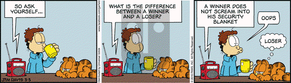 Garfield on Thursday March 3, 2016 Comic Strip