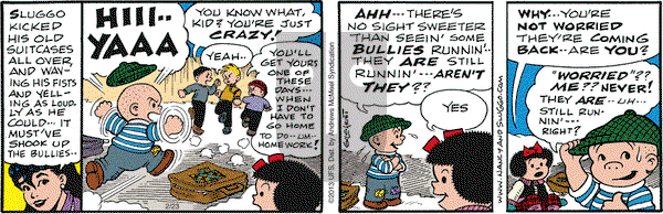 Nancy on Friday February 23, 2018 Comic Strip