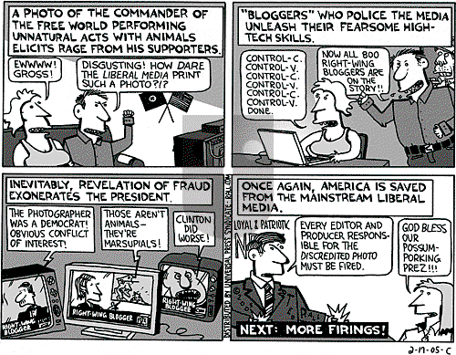 Ted Rall on Monday February 21, 2005 Comic Strip