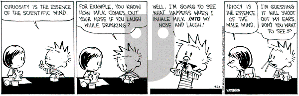 Calvin and Hobbes on Friday April 23, 1993 Comic Strip