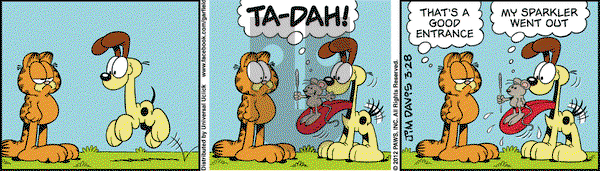 Garfield on Wednesday March 28, 2012 Comic Strip