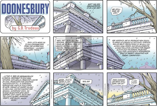 Doonesbury on Sunday January 26, 2003 Comic Strip