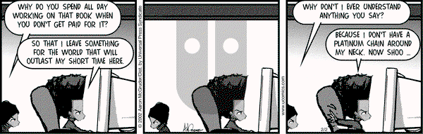 The Boondocks on Thursday February 2, 2006 Comic Strip